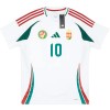 Camiseta de fútbol Hungría Szoboszlai 10 Segunda Equipación Euro 2024 - Hombre